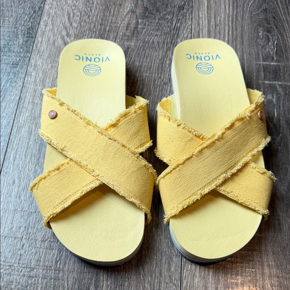 Vionic Shoes - NWOT Vionic Beach Panama Slides
